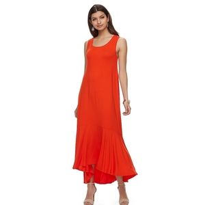 Women's Apt. 9 Ruffle High-Low Maxi Dress